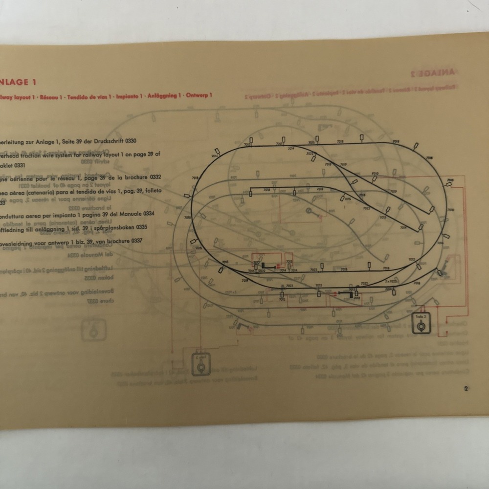 Vintage Marklin HO Gauge Track Layout Plans Book 0329 Model Train Catalog 1960s - Picture 4 of 6